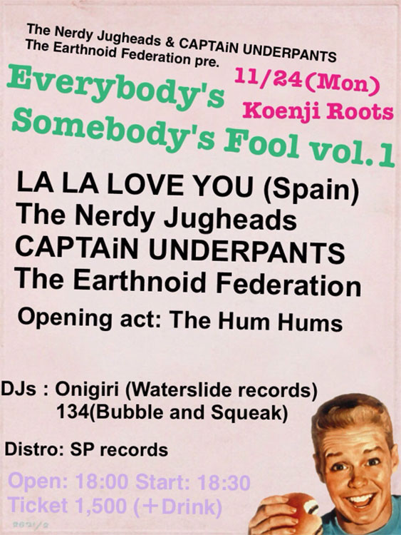 Everybody's Somebody's fool vol.1 flyer